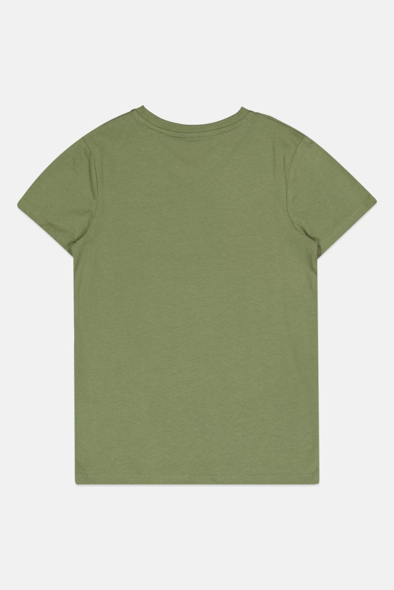 English Laundry تي شيرت قصير الأكمام على شكل حرف V للأطفال الأولاد 3 قطع، متعدد الألوان - Image 2