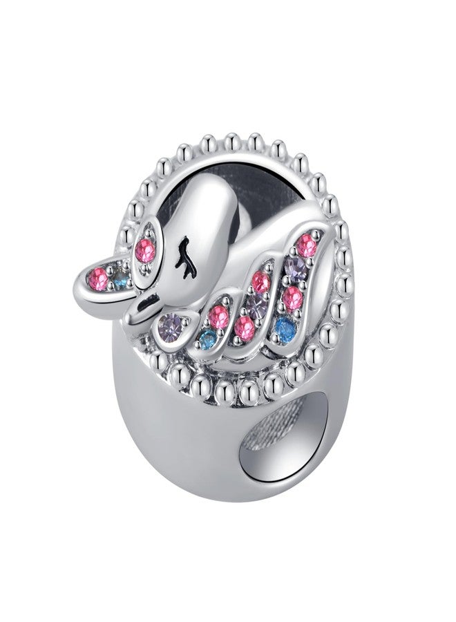 MiiFort Inspirational Quote You Are Magical Colorful Unicorn Bead Charm Compatible with Pandora Charms Bracelets - Image 3