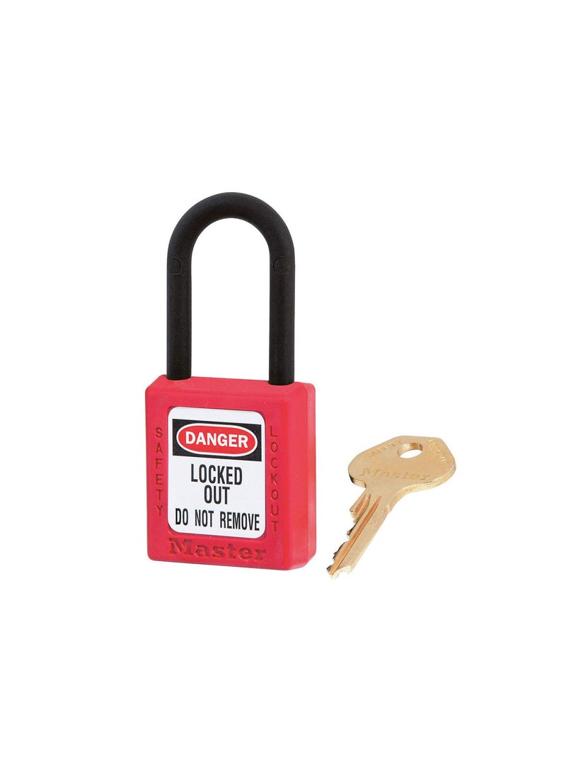 Master Lock Dielectric Zenex Thermoplastic Safety Padlock Red 38mm