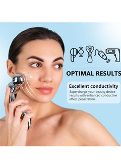 YMEYFAN Conductive Gel for Microcurrent Facial Device, Fragrance-Free, Hypoallergenic Cooling Gel for Laser Hair Removal and RF Devices – Hydrating Primer for Soothing Face Skin Care 300ml  - Image 5