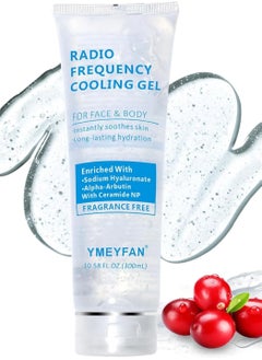 YMEYFAN Conductive Gel for Microcurrent Facial Device, Fragrance-Free, Hypoallergenic Cooling Gel for Laser Hair Removal and RF Devices – Hydrating Primer for Soothing Face Skin Care 300ml  - Image 1