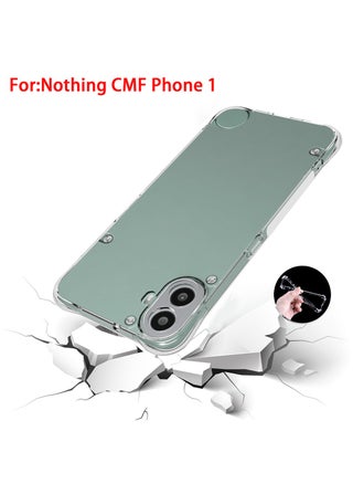 for Nothing CMF Phone 1 Case,[Scratch Resistant] Crystal Clear Back Cover [Shock-Absorbing Corners] Shockproof Drop Proof Protective Phone Case Cover for Nothing CMF Phone 1 (6.67") - pzsku/ZB7034E147E9ED8F94FA5Z/45/_/1723166557/5b0ea67f-04af-4ba6-9f30-3e56bc91fde6