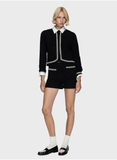 MANGO Bicolour Tweed Jacket  - Image 4