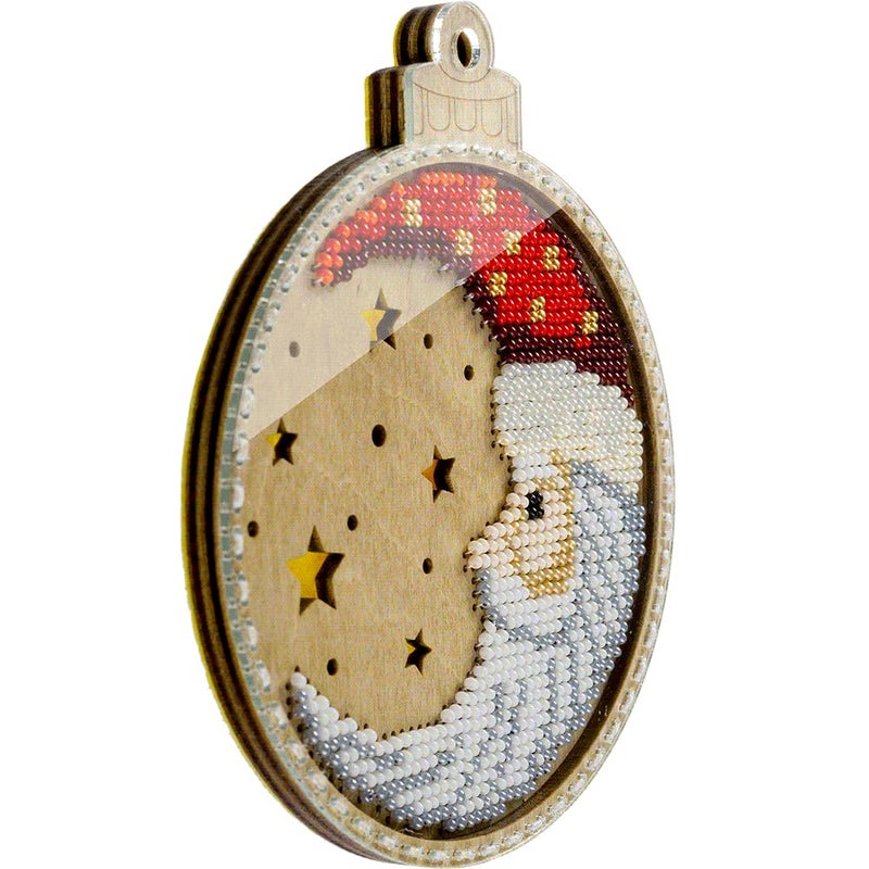 Wizardi Wonderland Crafts Bead Embroidery kit on Wood FLK-365 - Image 3