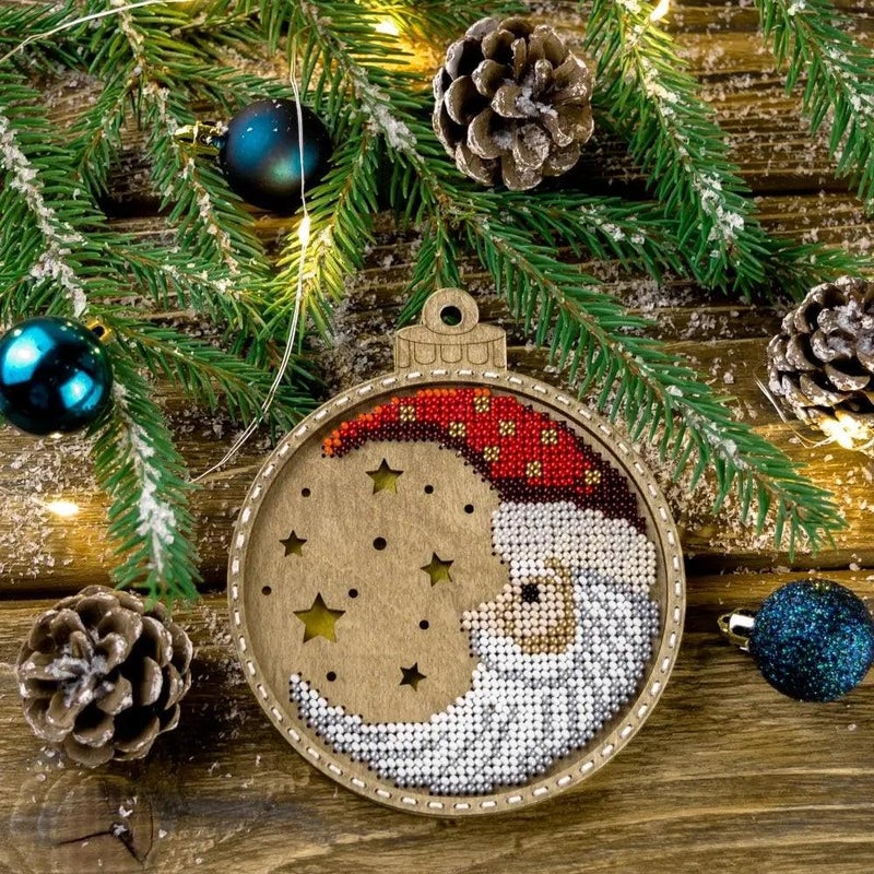 Wizardi Wonderland Crafts Bead Embroidery kit on Wood FLK-365 - Image 1