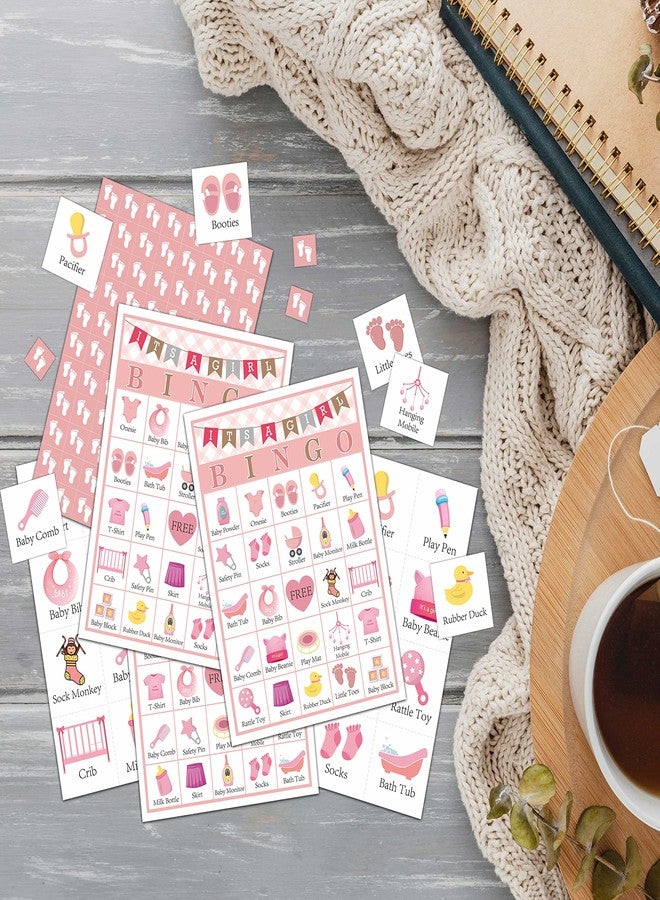 Tedea Baby Shower Bingo Games & Party Decorations - 24 Player Gender Reveal Game (A08) - Image 3