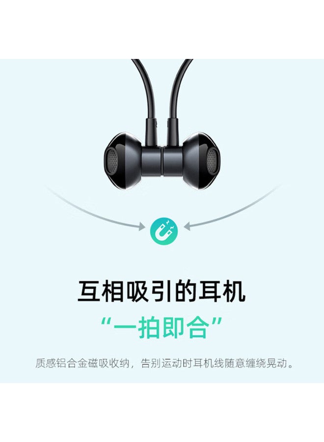 aigo Neckband Bluetooth Headphones Sports Wireless Neckband Semi-in-ear Noise Cancelling Long Battery Life Neck Hanging Earphones - Image 4