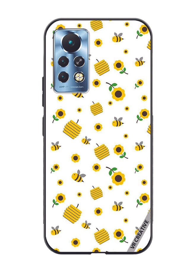 VR CREATIVE Protective Case Cover For Infinix Note 11 Pro Honeybee Design Multicolour - Image 1