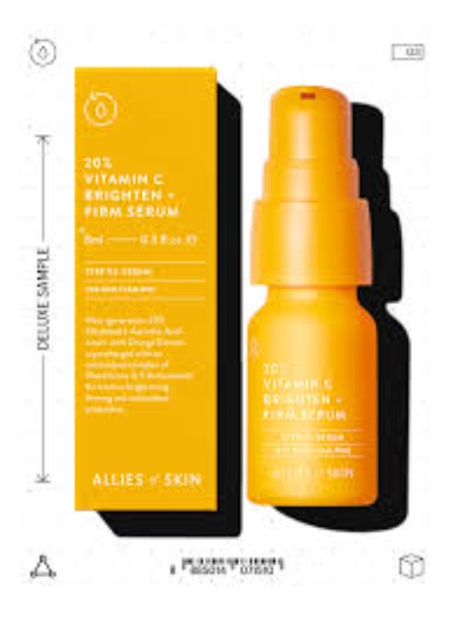 Allies Of Skin 20% Vitamin C Brighten + Firm Serum 8ml - Image 2