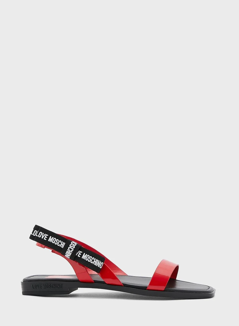 Love Moschino Ankle Strap Sandals