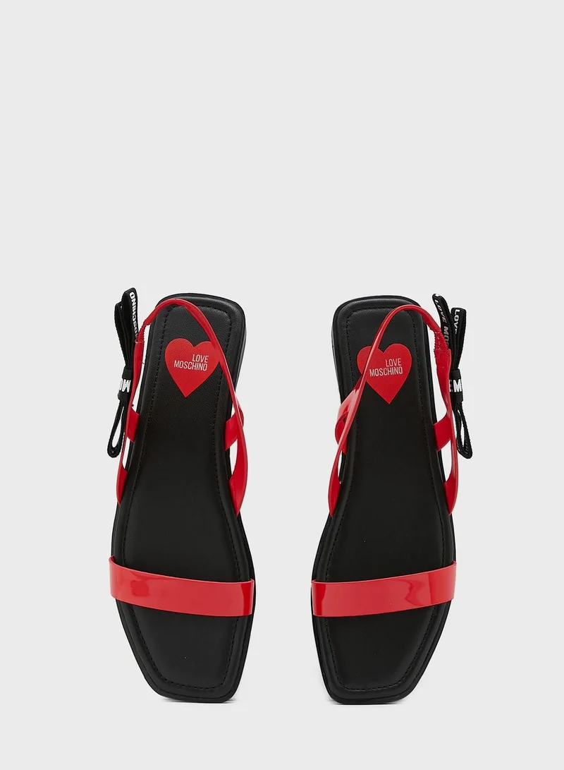 Love Moschino Ankle Strap Sandals