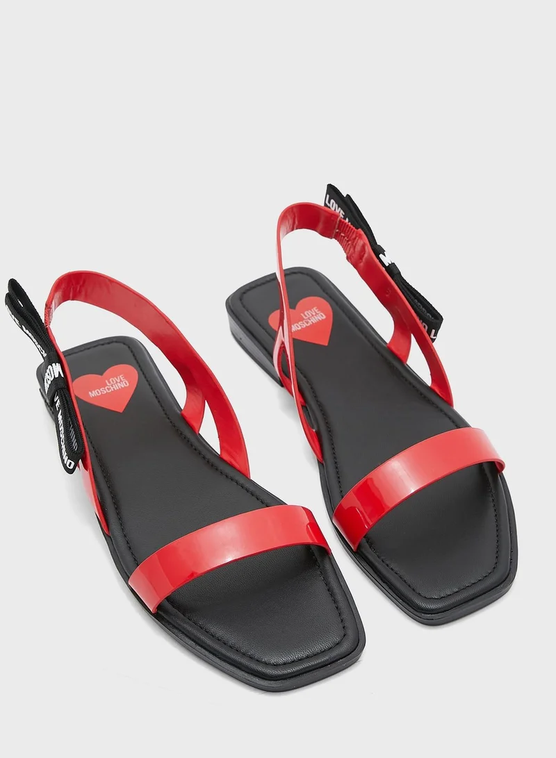 Love Moschino Ankle Strap Sandals