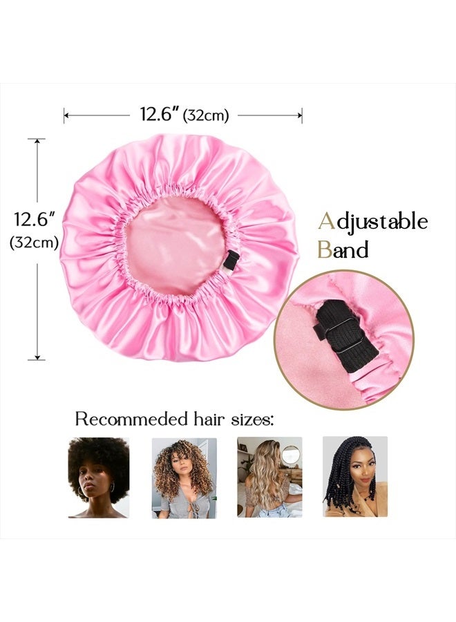 YANIBEST Satin Bonnet Silk Bonnet Hair Bonnet for Sleeping Hair Bonnets for Women Curly Natural Hair - Image 4