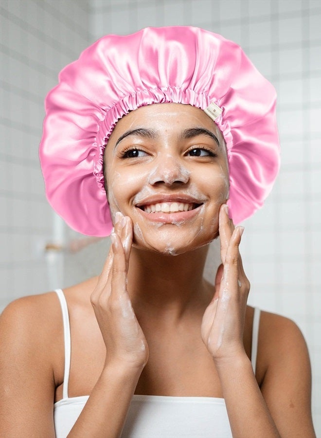 YANIBEST Satin Bonnet Silk Bonnet Hair Bonnet for Sleeping Hair Bonnets for Women Curly Natural Hair - Image 5