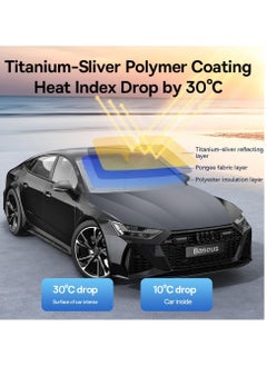 Baseus Cool Ride Car Windshield Sunshade - Black  - Image 4