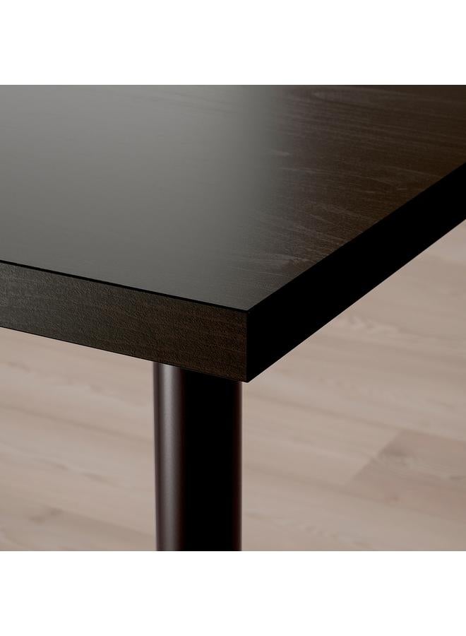 إيروريكس سطح الطاولة، أسود-بني، 120×60 سم - Image 4