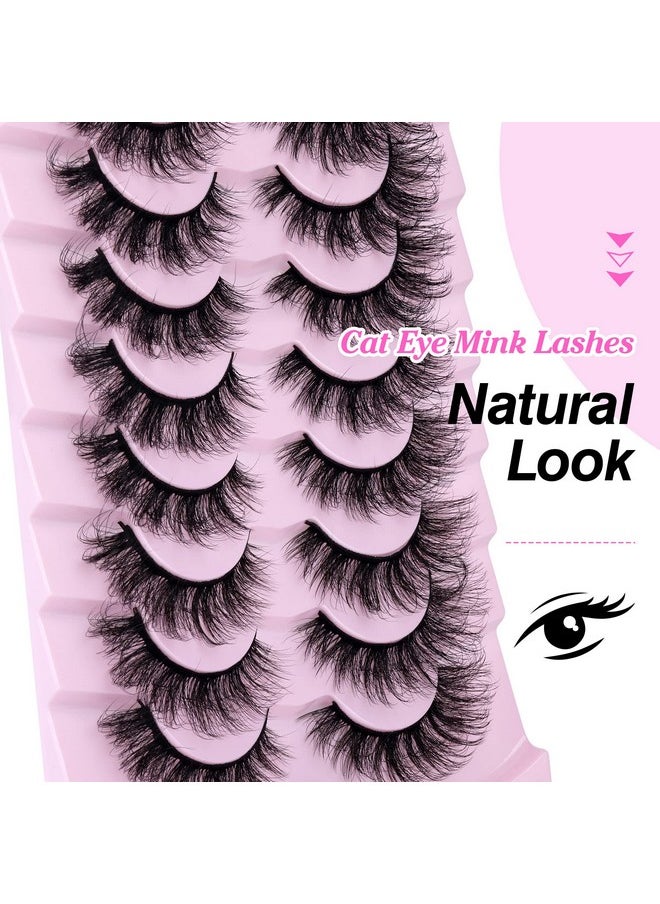 False Eyelashes Fluffy Wispy Mink Lashes 16Mm Natural Full Volume Pestañas Cat Eye Lashes 9 Pairs By Yawamica Black - pzsku/ZB703D8041F6A6F9F67E7Z/45/_/1707975633/677d6386-a9d5-4113-aee3-500917821d1d