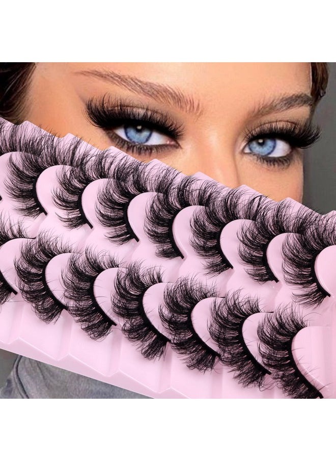 False Eyelashes Fluffy Wispy Mink Lashes 16Mm Natural Full Volume Pestañas Cat Eye Lashes 9 Pairs By Yawamica Black - pzsku/ZB703D8041F6A6F9F67E7Z/45/_/1707975639/393119d2-65d6-4a2e-a78a-dfa6bd596f36