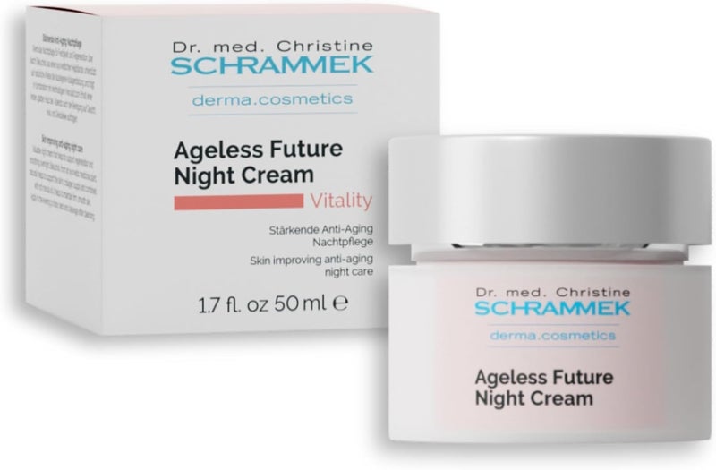 Ageless Future Night Cream 17 fl oz Skin Improving AntiAging Night Care Regenerating Night Cream with Vitamin A Skin Care Dr Schrammek