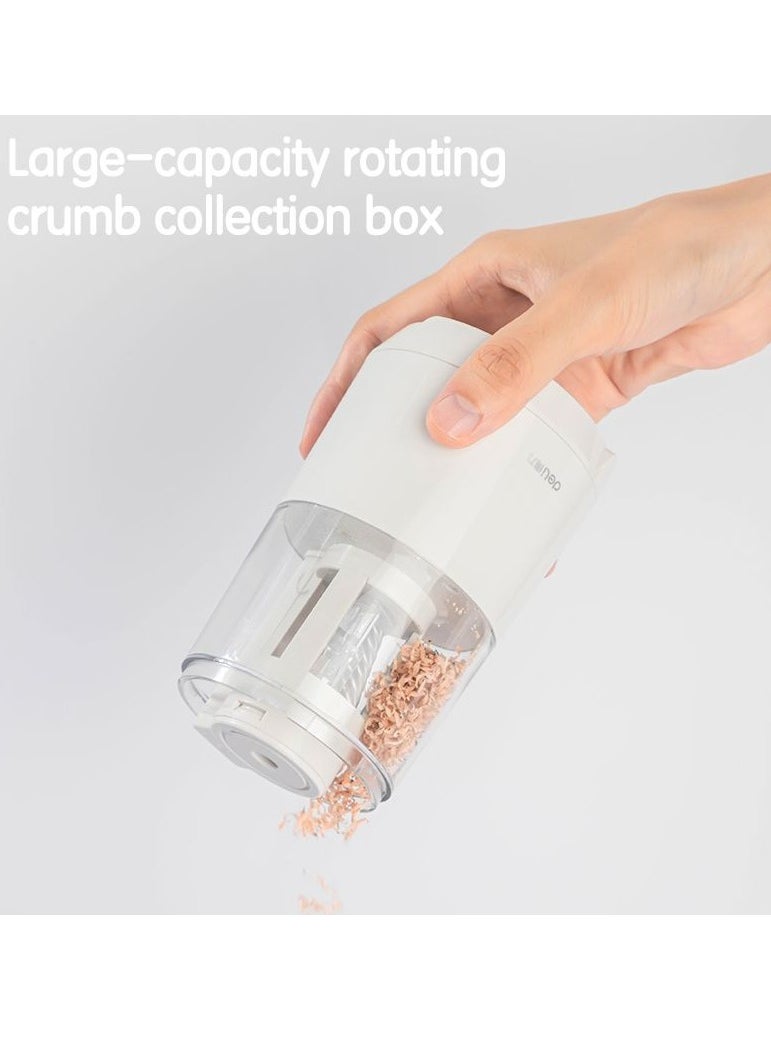 Deli Single Hole Electric Rotary Pencil Sharpener White  - Image 4