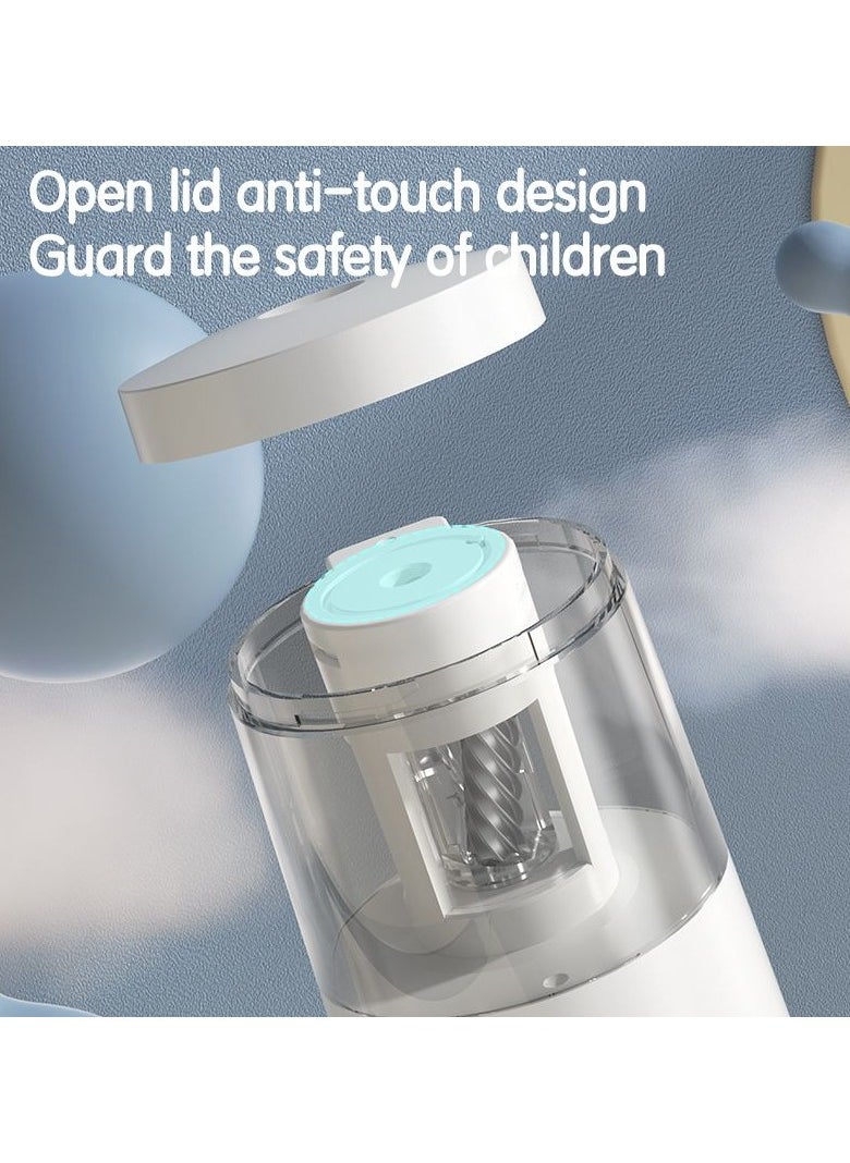 Deli Single Hole Electric Rotary Pencil Sharpener White  - Image 3