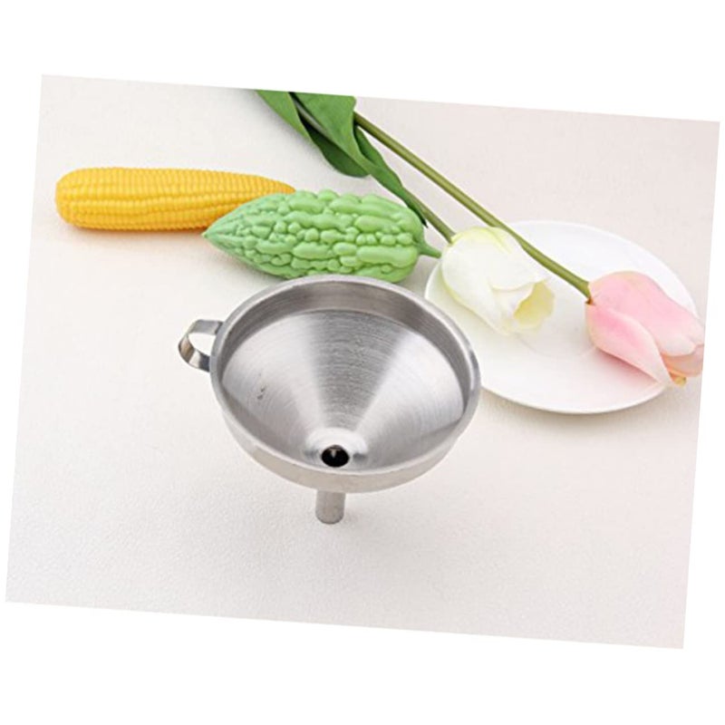 klarako 3 piece set Metal Canning Liquid Mason Funnel Table Funnels Stainless Kitchen Craft Filling Jar for Lab Steel - Image 3