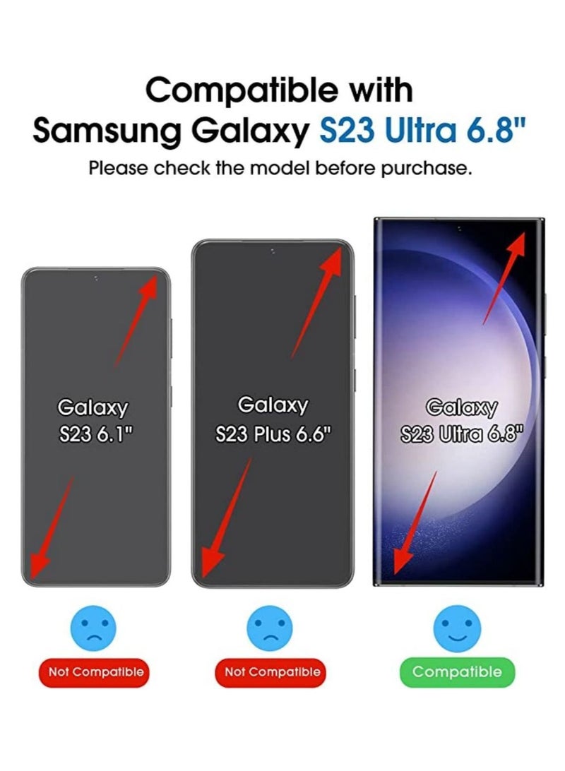 NIBEMINENT Magnetic Clear Phone Case for Samsung Galaxy S23 Ultra - Image 2