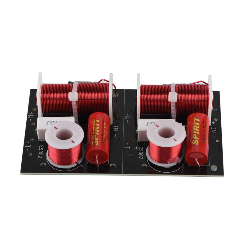 2 Way Crossover Filter 2Pcs Hi Fi Audio Frequency Divider DIY Speaker Module - Image 2