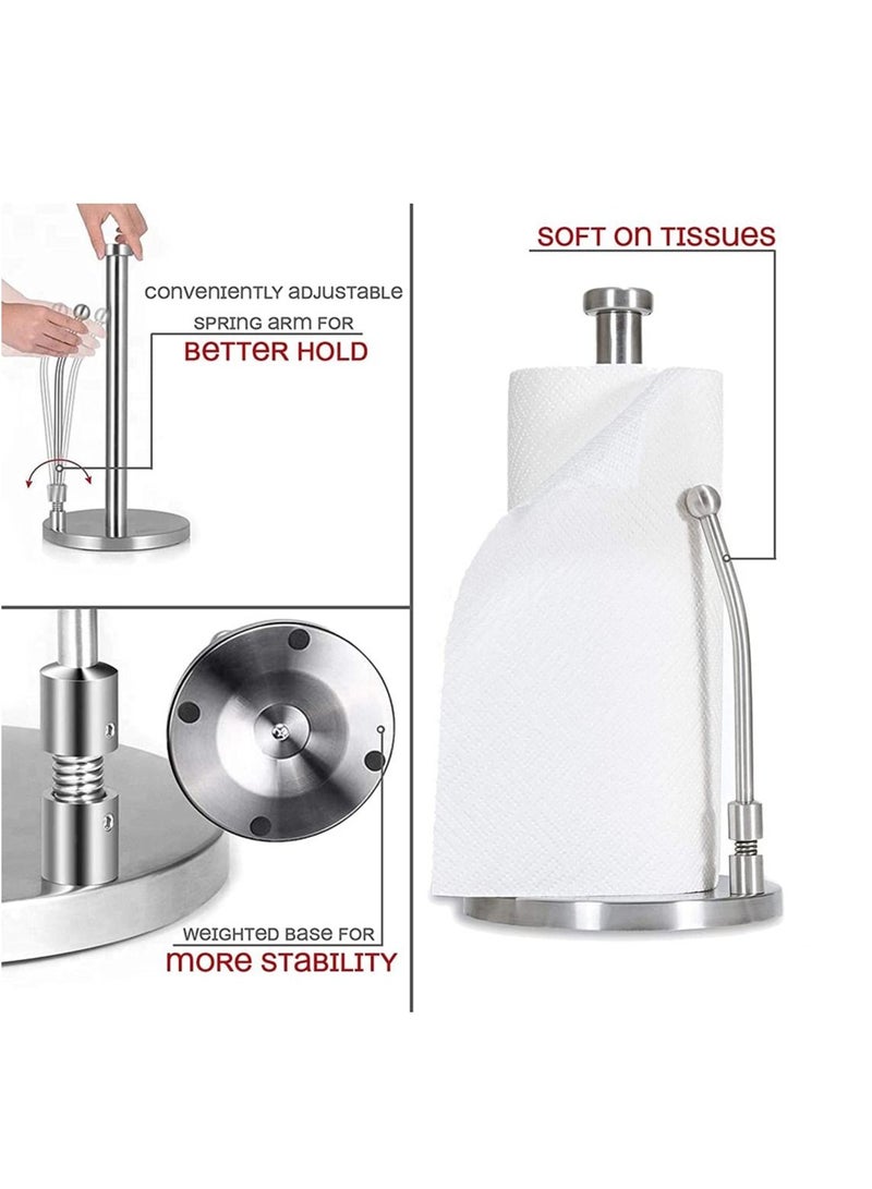 Die-Cast Metal Paper Towel Holder  Standing Paper Towel Holder Hotel Napkin Rack - Image 3