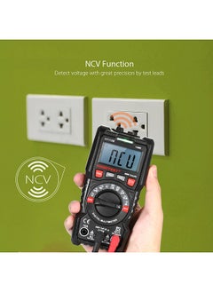 HABOTEST Digital Multimeter Auto Range True RMS 4000 Counts Non Contact Multi Meter Voltmeter Ammeter Ohmmeter Measuring AC/DC Voltage Current Resistance Continuity Test Diode NCV Tester Maximum Measurement with Backlight LCD and Flashlight  - Image 4