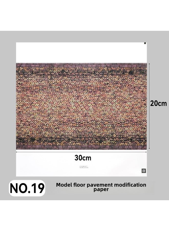 Microscopic Simulation Wall Decal Material Clear Adhesive Backing Multi-Size Plastic Building Model Decoration Sticker DIY-Color:QZ-19  - Image 1