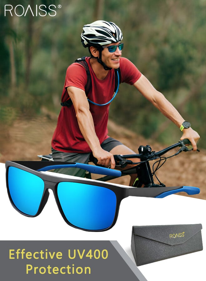 roaiss Fashion Classic Polarized Sunglasses Men Women Outdoor Square Sun Glasses Sports Driving Cycling Anti-glare Goggle Travel Fishing Riding Shades with TR Frame - Image 1