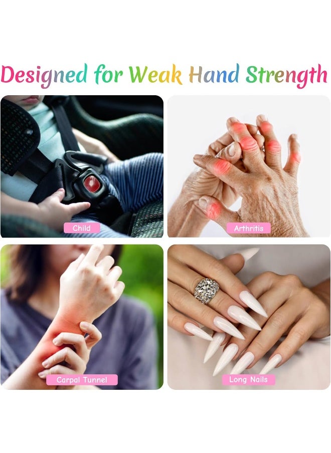 Nano Shield - Nano shield Buckle Release Tool, Easy Unbuckle Opener Aid for Kids, Seniors, and Long Nails, Ideal for School Drop-Offs and Travel, Easily Unlocks, Durable & Easy to Use, 1Pack Pink - Image 1