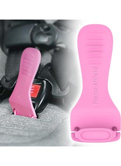 Nano shield Buckle Release Tool, Easy Unbuckle Opener Aid for Kids, Seniors, and Long Nails, Ideal for School Drop-Offs and Travel, Easily Unlocks, Durable & Easy to Use, 1Pack Pink
