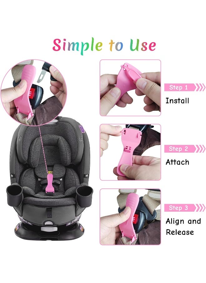 Nano Shield - Nano shield Buckle Release Tool, Easy Unbuckle Opener Aid for Kids, Seniors, and Long Nails, Ideal for School Drop-Offs and Travel, Easily Unlocks, Durable & Easy to Use, 1Pack Pink - Image 1