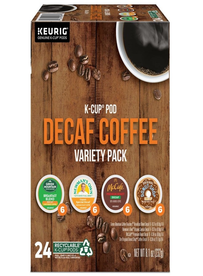 Keurig Decaf Coffee Variety Pack, Keurig Single Serve K-Cup Pods, 24 Count - Image 1