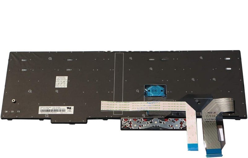 Zexen Replacement US Keyboard for Lenovo ThinkPad E580 E585 L580 E590 E595 L590 T590 P15S P52 P72 P53 P53S P73 P53 P52 T15(Not Fit P52s) Laptop (No Backlight) - Image 2
