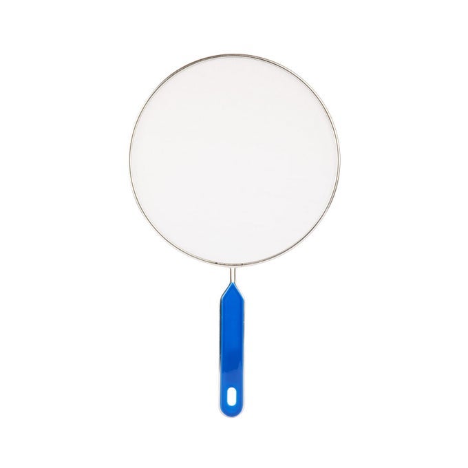 8 INCH GREASE SPLATTER SCREEN GUARD STAINLESS STEEL SPLASH SCREEN PROTECTOR GUARDS WITH HANDLE SPLASHPROOF FRYING PAN MESH POT LID COVER FOR KITCHEN COOKING GADGETS