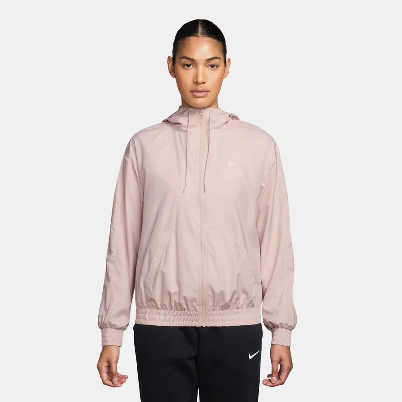 Nike Pink Women's Sportswear Classic Wovens UV Hooded Jacket for Women | Best Price UAE