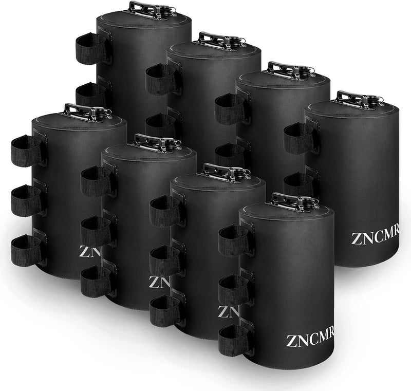 ZNCMRR Canopy Water Weight Bag,176 LBS Water Tent Weights Set of 8 Leg Weights for Pop Up Canopy, Tent, Gazebo, Black - Image 1