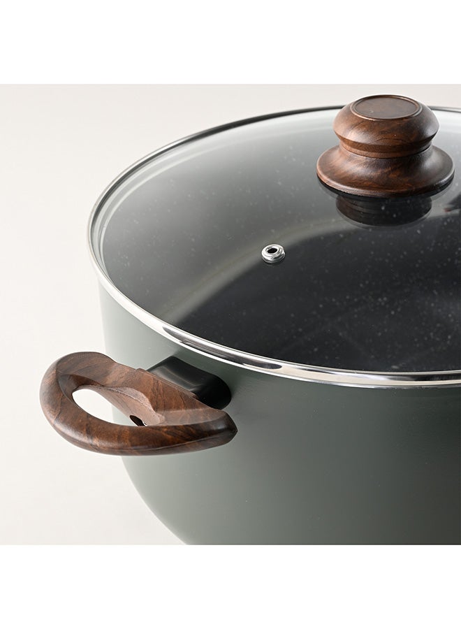 ALBERTO وعاء طهي ألبرتو بني جرانيت 28 سم - Image 2