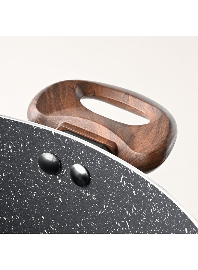 ALBERTO وعاء طهي ألبرتو بني جرانيت 28 سم - Image 3