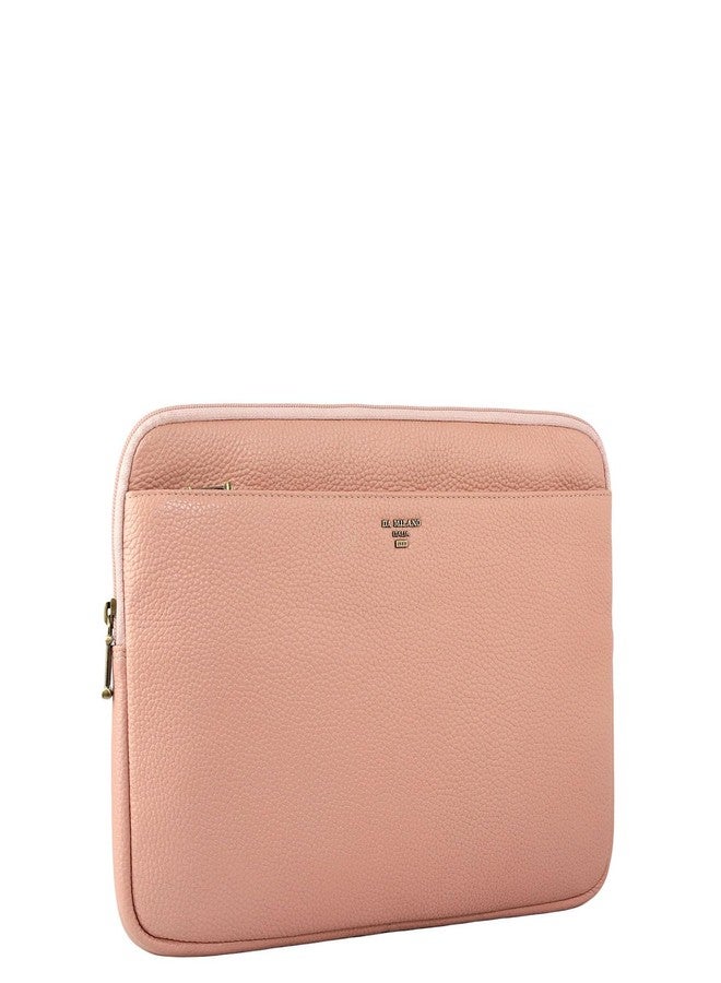 Da Milano Leather Laptop Bag for Men & for Women - Fits Up To 13" - Pink (10116S) - Image 2