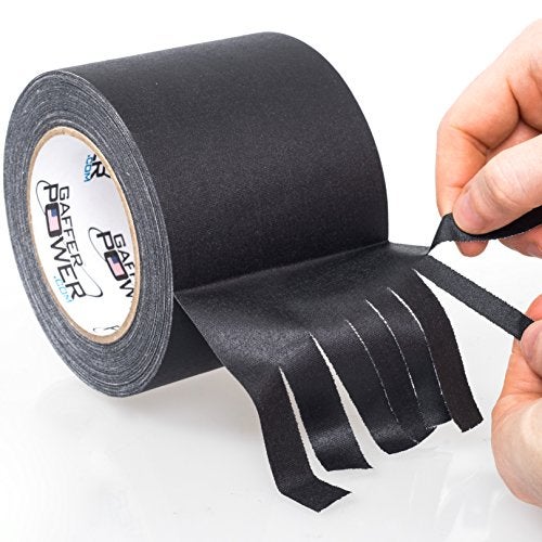 Gaffer Power Real Premium Grade Black Gaffers Tape 4 Inch x 30 Yds Made in The USA | Heavy Duty | No Residue | Non-Reflective | Multipurpose - Better Than Duct Tape! - Image 2