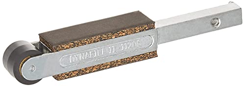 Dynabrade (11206) Contact Arm Assembly | 3/4" Diameter x 5/8" Wide, Rubber Wheel, with 3/4" (19 mm) Wide Platen | For 5/8" (16 mm) or 3/4" (19 mm) Wide x 18" (457 mm) Long Belts - Image 1