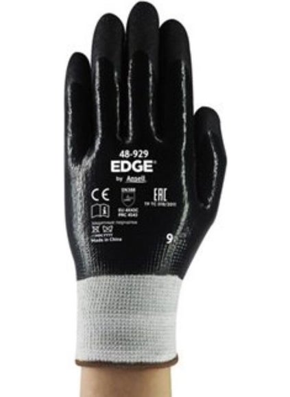 Ansell Edge 48-929 Full Nitrile Coated Oil Work Glove  - Image 3