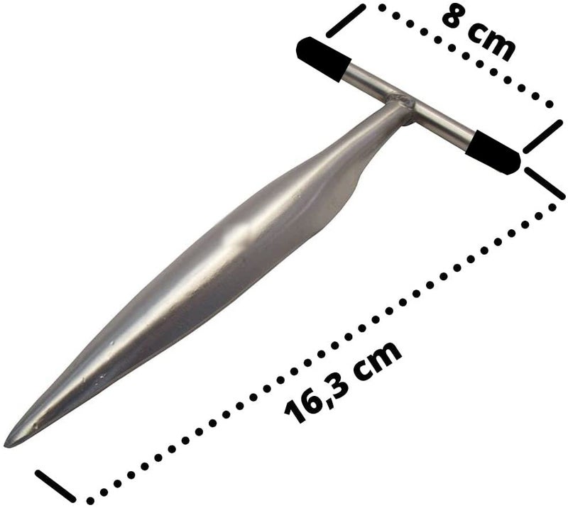 Styxon Stainless Steel Coconut Opener for Fresh Green Young Coconut Water - Works with Peeled Thai Young White Coconuts, 16 X 6 X 1.5 cm, Silver - (Pack- 1) (Pack 1) - Image 4