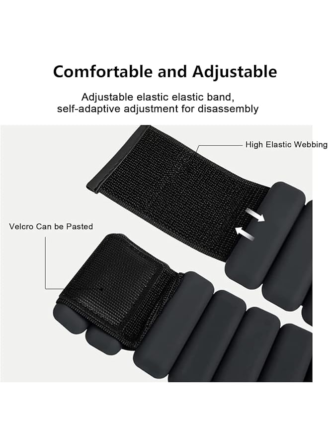 X spring Wrist Weights Set of 2 Adjustable Ankle Weights for Women and Men Perfect for Strength Training Walking Running and Aerobic Exercise - Image 4