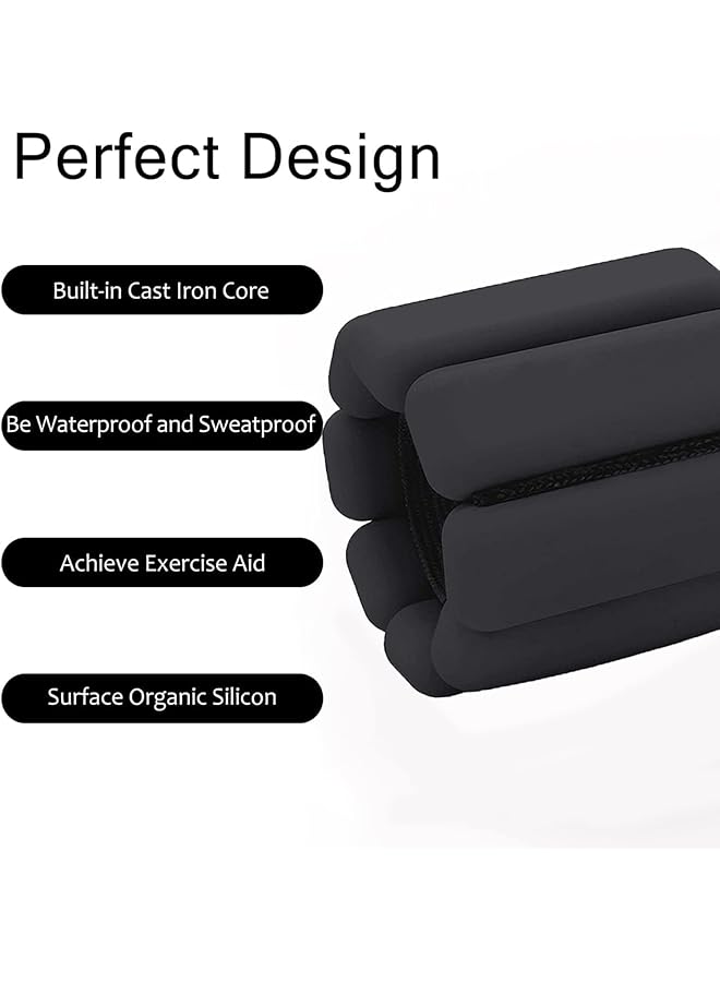 X spring Wrist Weights Set of 2 Adjustable Ankle Weights for Women and Men Perfect for Strength Training Walking Running and Aerobic Exercise - Image 2