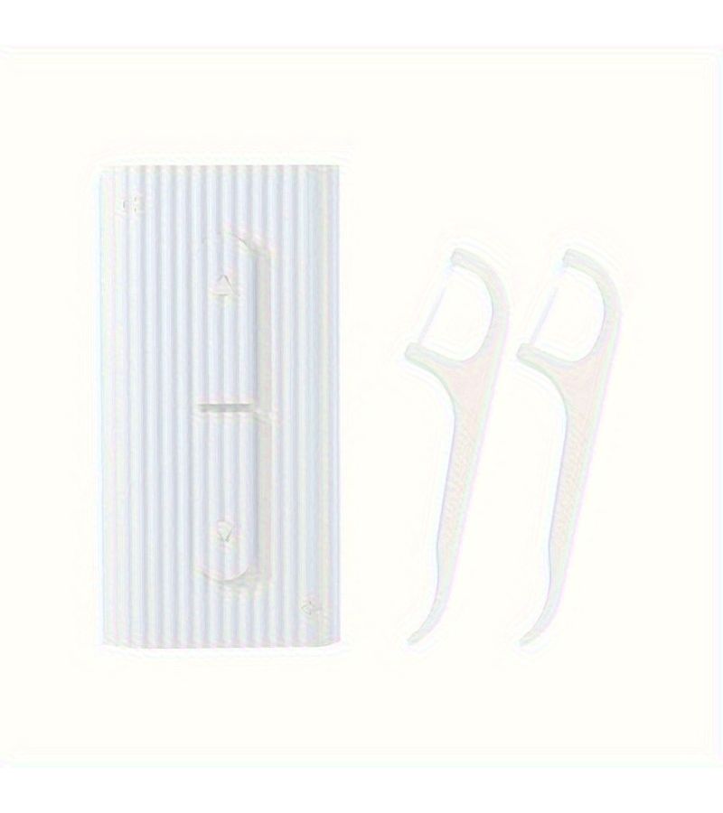 Portable Automatic Dental Floss Storage Box Flosser Picks Toothpick Teeth Stick Tooth Cleaning Oral Hygiene Care For Home Travel White - Image 4